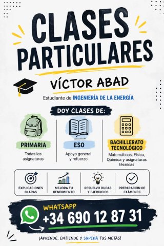 Ingeniero de Energía Profe de clases particulares