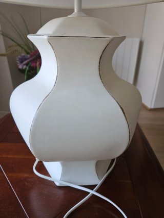 Lámpara de sobremesa blanca – 67 x 45 cm