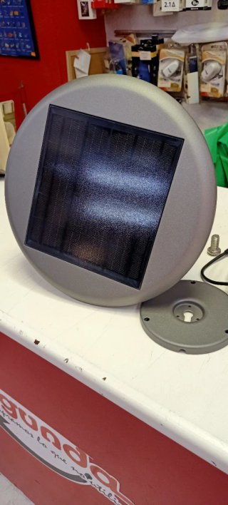 Lámpara Solar LED Inspire Gris
