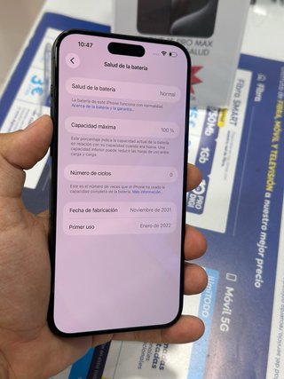 IPHONE 15 PRO MAX 512GB 100% SALUD