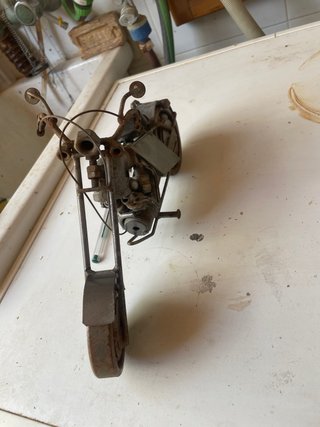 Moto Chopper Metal Artesanal