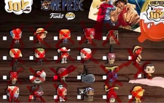 Intercambio Funko Pop Kinder Joy One Piece