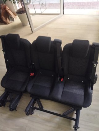 Asientos Ford Transit Custom (3 plazas)