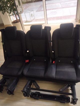 Asientos Ford Transit Custom (3 plazas)