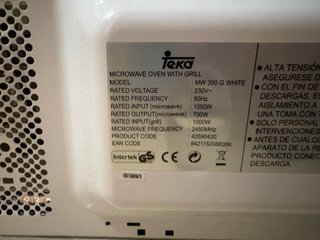 Microondas Teka Blanco MW 200 G