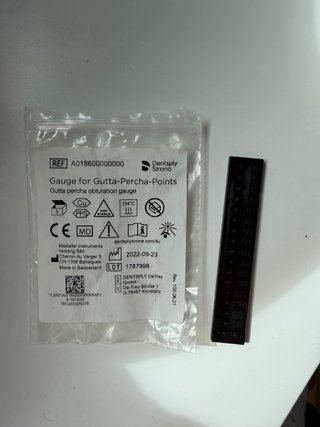 Regla Endodoncia Gutta-Percha Dentsply Sirona