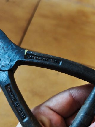 Pinza per anelli elastici Matra Volkswagen 161a