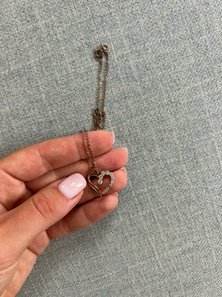 Colgante Corazón Plata Circonitas