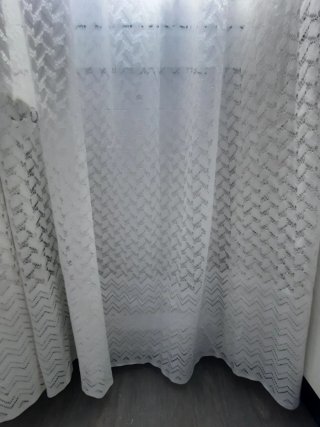 2 Cortinas Blancas Visillo