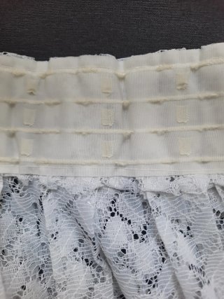 2 Cortinas Blancas Visillo
