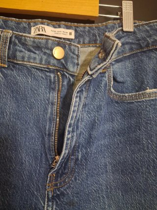 Pantaloni donna Zara blu