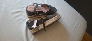 Sandalias Marrones y verde oliva