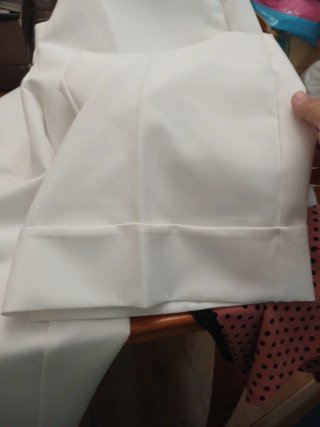 Elegante pantalón ZARA blanco