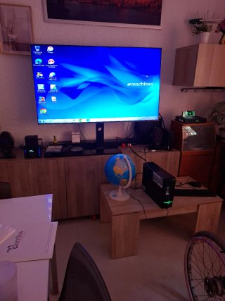 HP PC EL1850 Negro/Azul