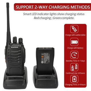 Pack de 2 Walkie Talkie Profesional Recargable