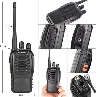 Pack de 2 Walkie Talkie Profesional Recargable