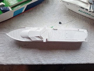 Maqueta barco, ferry Almudaina 3D, 36x6x6