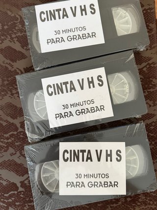 Lote 3 Cintas VHS 30 Minutos 6 euros