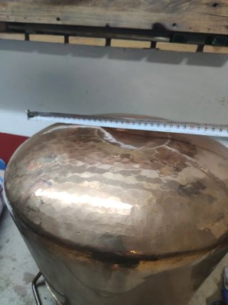 Olla Cobre Pulpo 30cm Alto 32cm Ancho