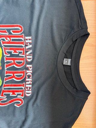 Camiseta oversize negra