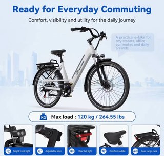 Bicicleta Eléctrica EVERCROSS EK25 27.5