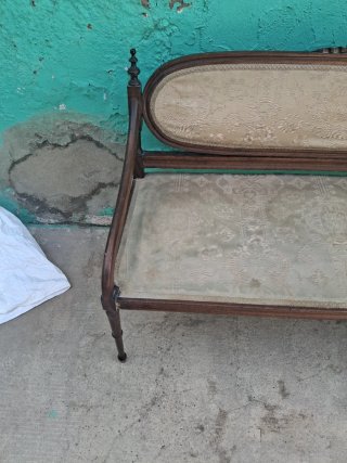 Banco pequeño madera vintage