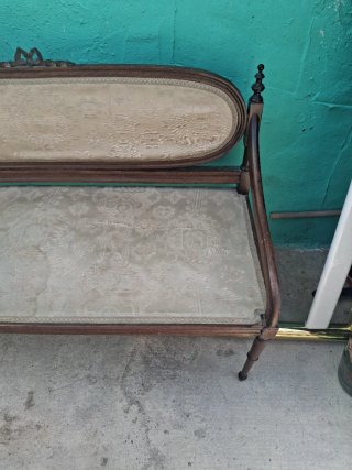 Banco pequeño madera vintage