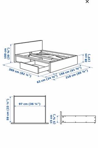 Estructura Cama Malm Ikea