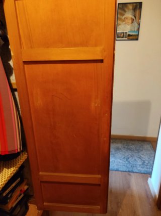Armadio 4 ante primi '900 in legno