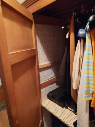 Armadio 4 ante primi '900 in legno