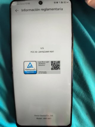 Honor Magic Lite Negro os7.1