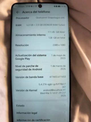 Honor Magic Lite Negro os7.1