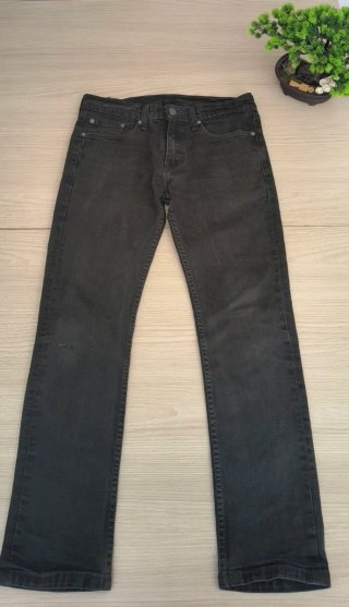 Levis Washed Black Charcoal Denim Jeans W30 L32