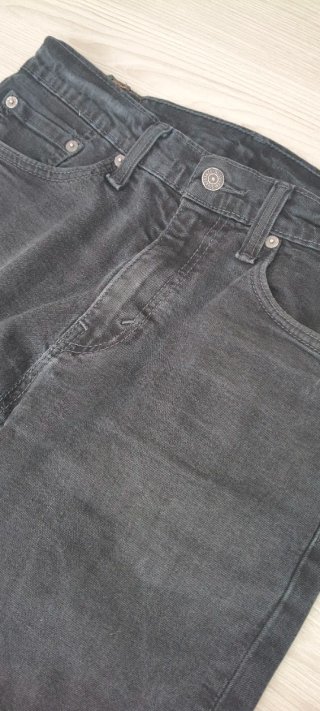 Levis Washed Black Charcoal Denim Jeans W30 L32