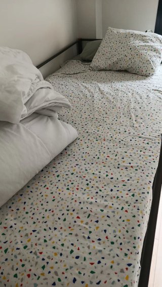 Litera Ikea + colchones + nórdicos + almohadas