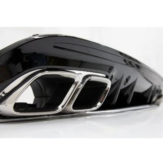 Difusor de paragolpes trasero para Mercedes Clase
