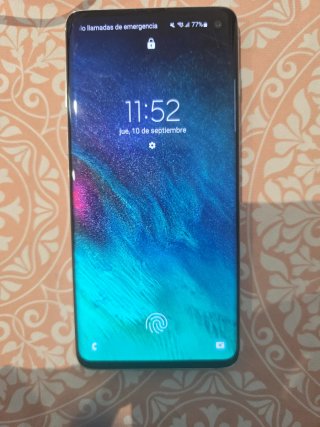 Samsung Galaxy S10 Negro/Multicolor :NO AGO ENVIOS