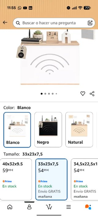 Mueble/Cubierta Router Blanco Madera