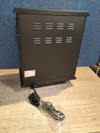 Chimenea eléctrica Kekai Arizona negra 1950W