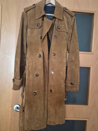 Gabardina ante camel Talla S