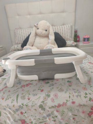 Bañera bebé con cojín de osito panda