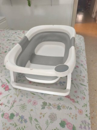 Bañera bebé con cojín de osito panda