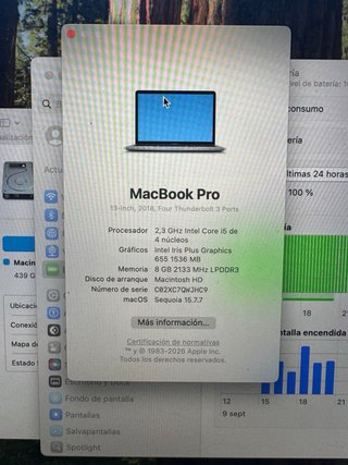 MacBook Pro 2018 512GB 8GB ram