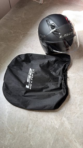 Casco de moto LS2 negro Talla XS