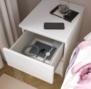Vendo due comodini Malm Ikea bianchi