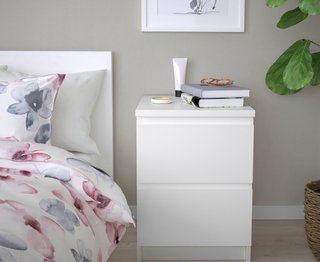 Vendo due comodini Malm Ikea bianchi