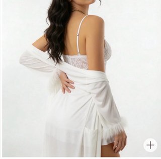 Conjunto Lencero Blanco Encaje