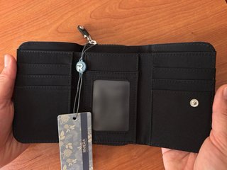 Cartera Riviera Mujer Negra y Morada