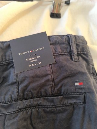 Pantalón Chino Tommy Hilfiger Talla 32x34 Azul