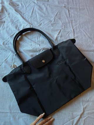 Bolso Longchamp Negro Plegable